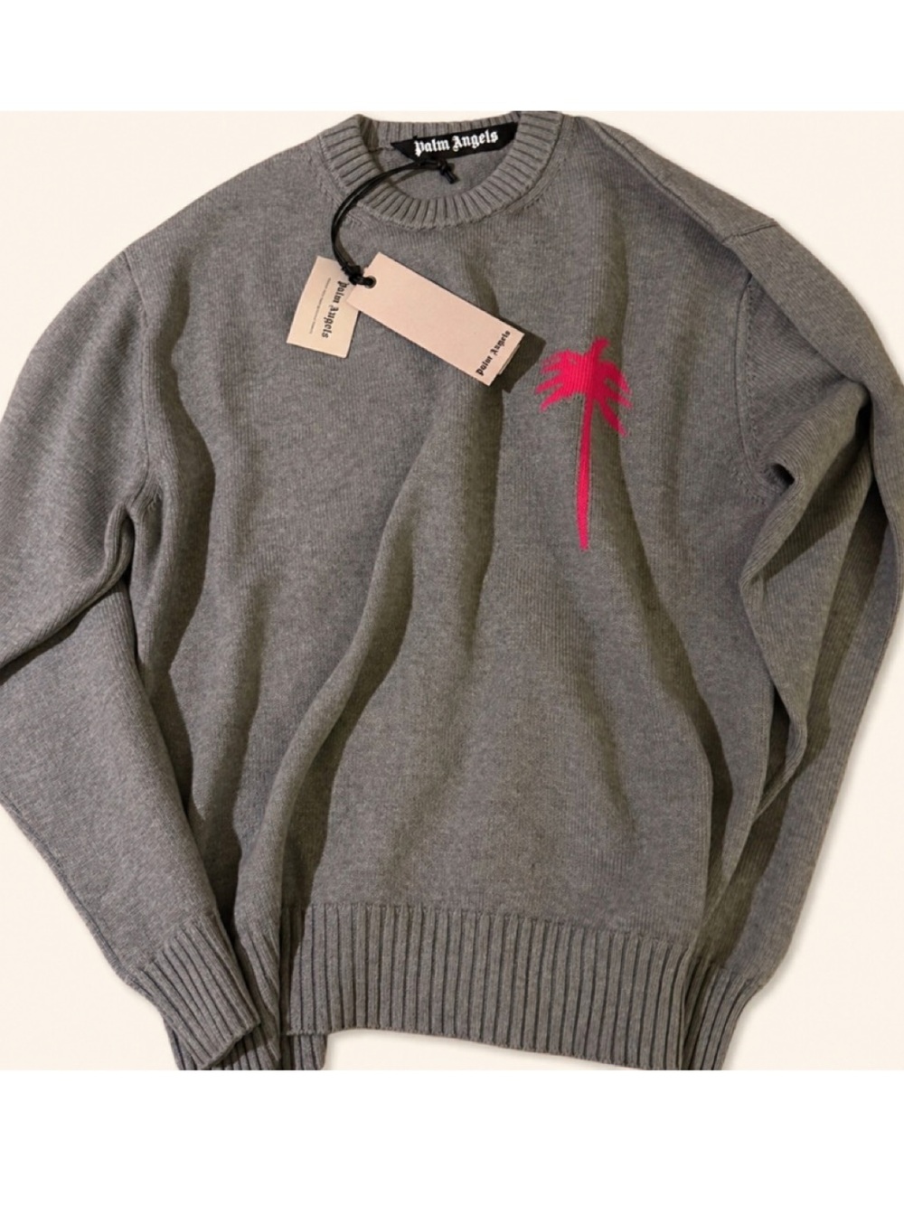 NWT Palm Angels Palm Inlay Sweater Men’s XS